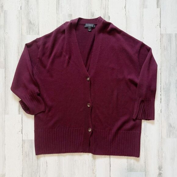 St. John Black Label Oversized Cardigan Size XL - Picture 1 of 3
